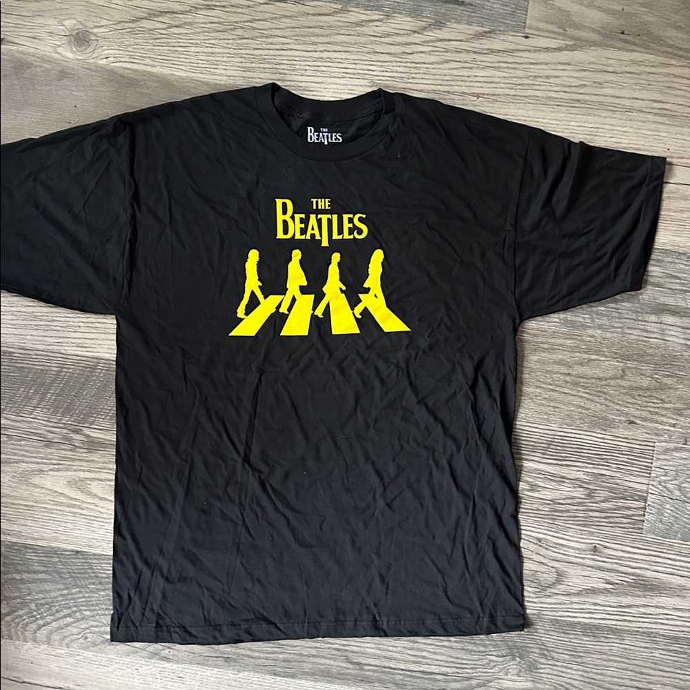 The Beatles Black‎ band T-shirt with Yellow Silhouette size 3XL
